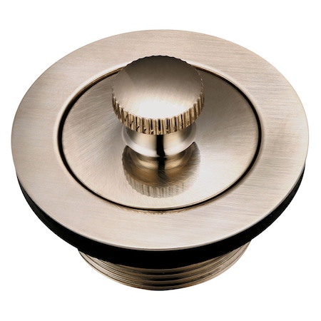 Pioneer Industries Bath Waste And Overflow-Lift And Lock Strainer; 1-1/2" CoarseThrd, Nckl X-6400030-BN